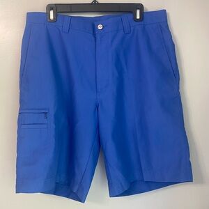 Men's Blue Callaway Cargo Golf Shorts. Size 36.